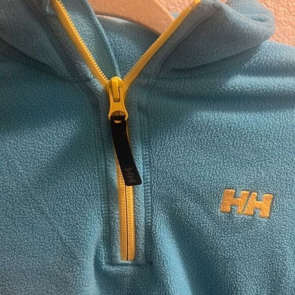 ✨Helly Hansen Women's W Daybreaker 1/2 Zip Sz Small Blue & Yellow Fleece✨ - Picture 9 of 11